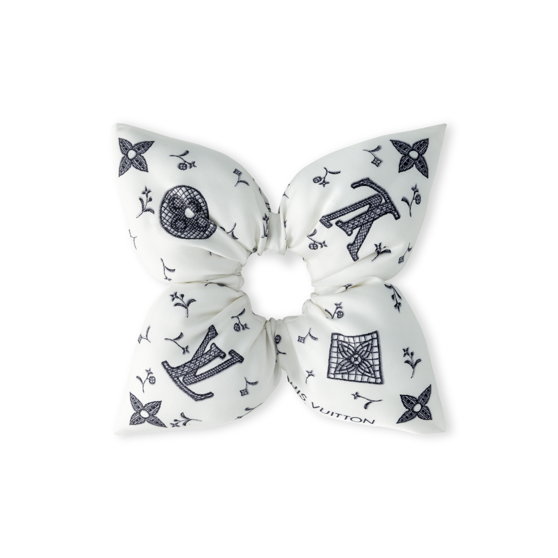 Fleur Pique Scrunchy S00 - Accessories M96838 | LOUIS VUITTON